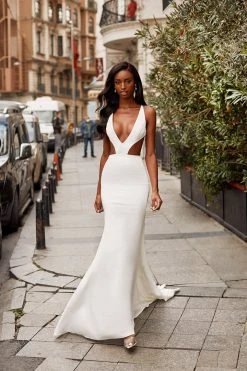 Alamour Made-To-Order Catriane - White PROM & FORMAL 11 Alamour Made-To-Order Catriane - White PROM & FORMAL