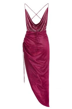 Alamour The Label COCKTAIL Vallara Dress - Fuchsia