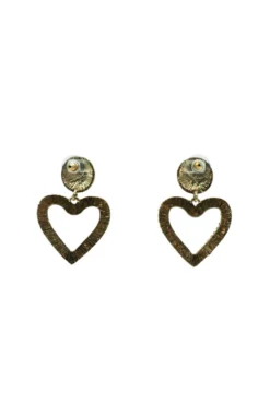 Alamour The Label Zaniya Multi Coloured Heart Earrings