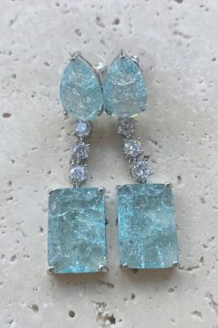 Alamour The Label Sadie Baby Blue Drop Earrings 4 Alamour The Label Sadie Baby Blue Drop Earrings