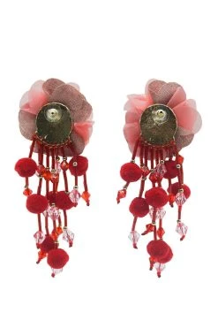 Alamour The Label Shailee Multicoloured Flower Drop Earrings NEW ARRIVALS
