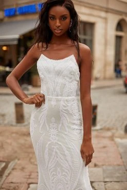 Alamour Made-To-Order Ramira - White PROM & FORMAL