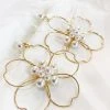 Alamour The Label Alberta Flower Pearl Earrings NEW ARRIVALS