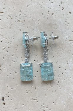 Alamour The Label Sadie Baby Blue Drop Earrings 5 Alamour The Label Sadie Baby Blue Drop Earrings