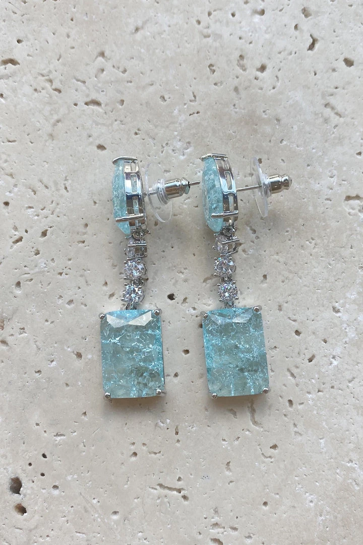 Alamour The Label Sadie Baby Blue Drop Earrings Alamour The Label Sadie Baby Blue Drop Earrings