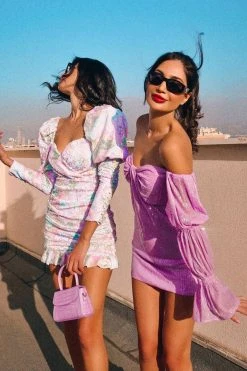 Alamour The Label Dilara Mini Dress COCKTAIL