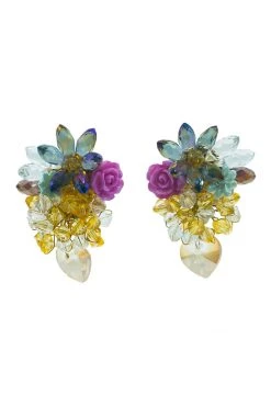Alamour The Label Marta Multicolored Heart Earrings NEW ARRIVALS