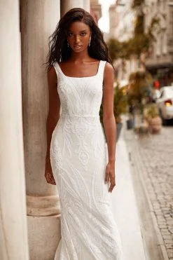 Alamour Made-To-Order Cyndi - White PROM & FORMAL