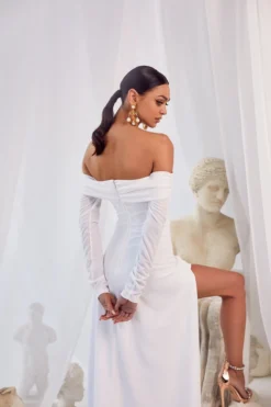 Alamour The Label Fitted Gowns Melissa - White