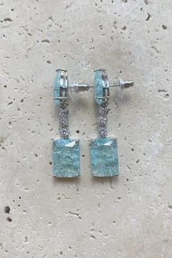 Alamour The Label Sadie Baby Blue Drop Earrings 3 Alamour The Label Sadie Baby Blue Drop Earrings