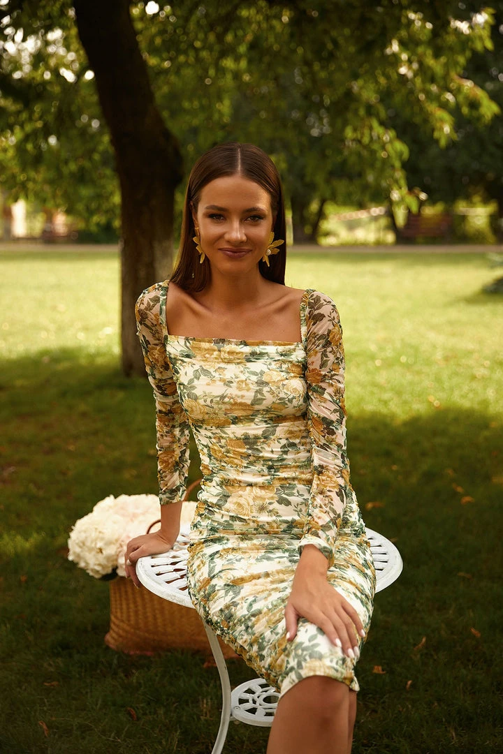 Alamour The Label Fleur Long Sleeve Midi Dress DRESSES 3 Alamour The Label Fleur Long Sleeve Midi Dress DRESSES