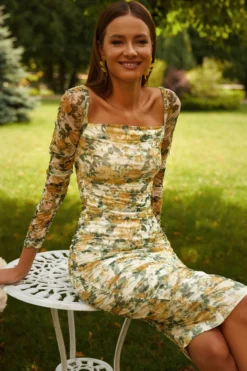 Alamour The Label Fleur Long Sleeve Midi Dress DRESSES 10 Alamour The Label Fleur Long Sleeve Midi Dress DRESSES