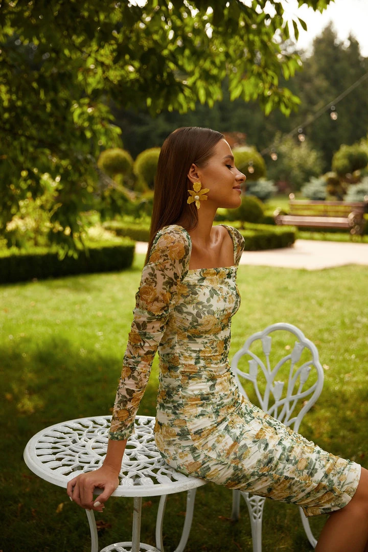 Alamour The Label Fleur Long Sleeve Midi Dress DRESSES 5 Alamour The Label Fleur Long Sleeve Midi Dress DRESSES