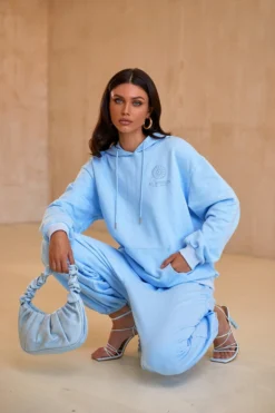 Alamour The Label SETS Kylie Oversized Sweatshirt - Blue