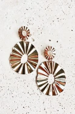 Alamour The Label Maia Circle Foil Earring 3 Alamour The Label Maia Circle Foil Earring