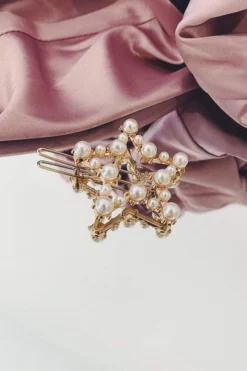 Alamour The Label Star Gold Pearl Hair Pin Hair Accessories