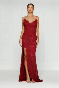 Alamour The Label PROM & FORMAL Layali - Burgundy