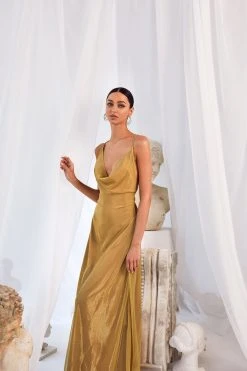 Alamour The Label A-Line Gowns Luna - Gold