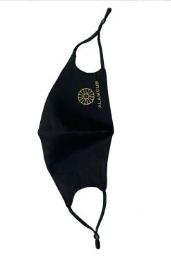 Alamour The Label Silk Face Mask - Black 3 Alamour The Label Silk Face Mask - Black