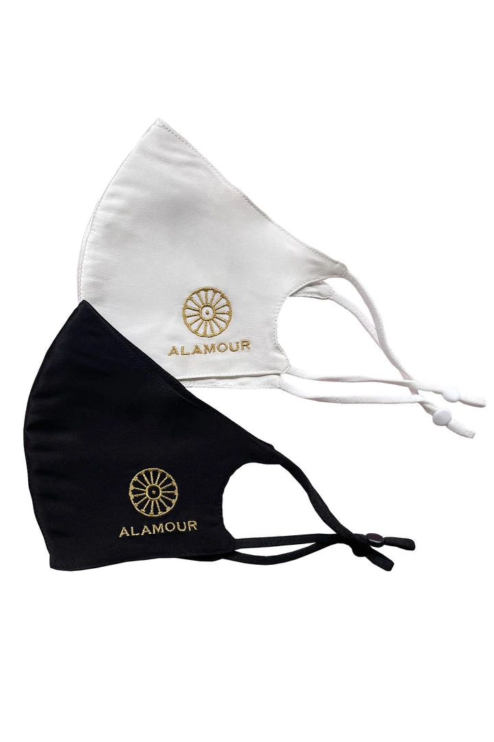 Alamour The Label Silk Face Mask - Black Alamour The Label Silk Face Mask - Black